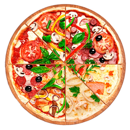 Pizza Queso y Jamón